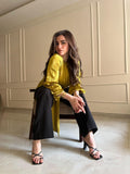yellow blouse