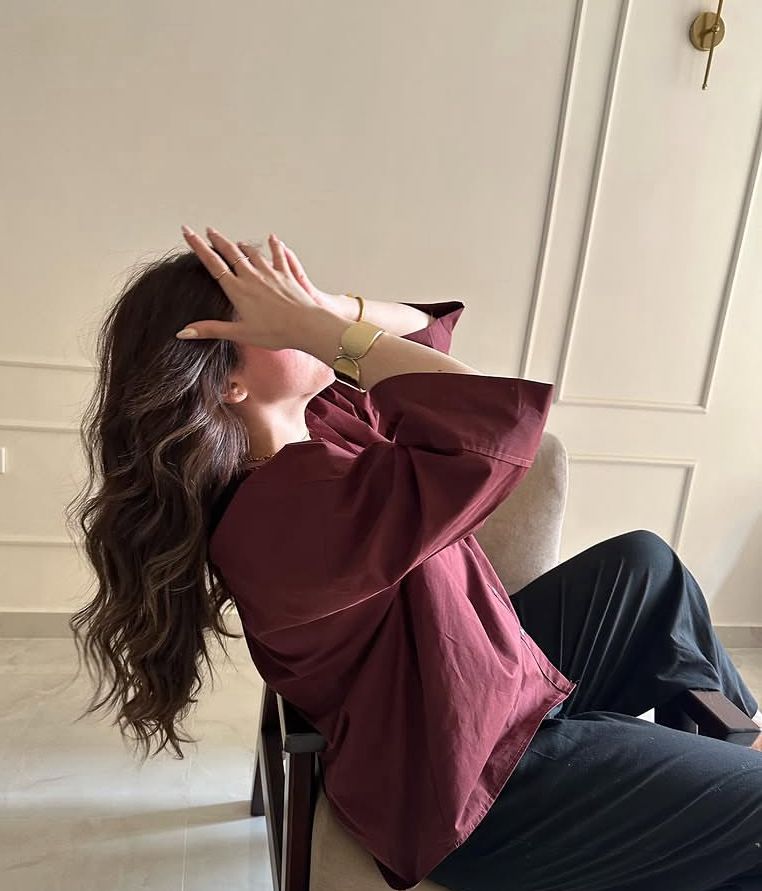Burgundy T-shirt