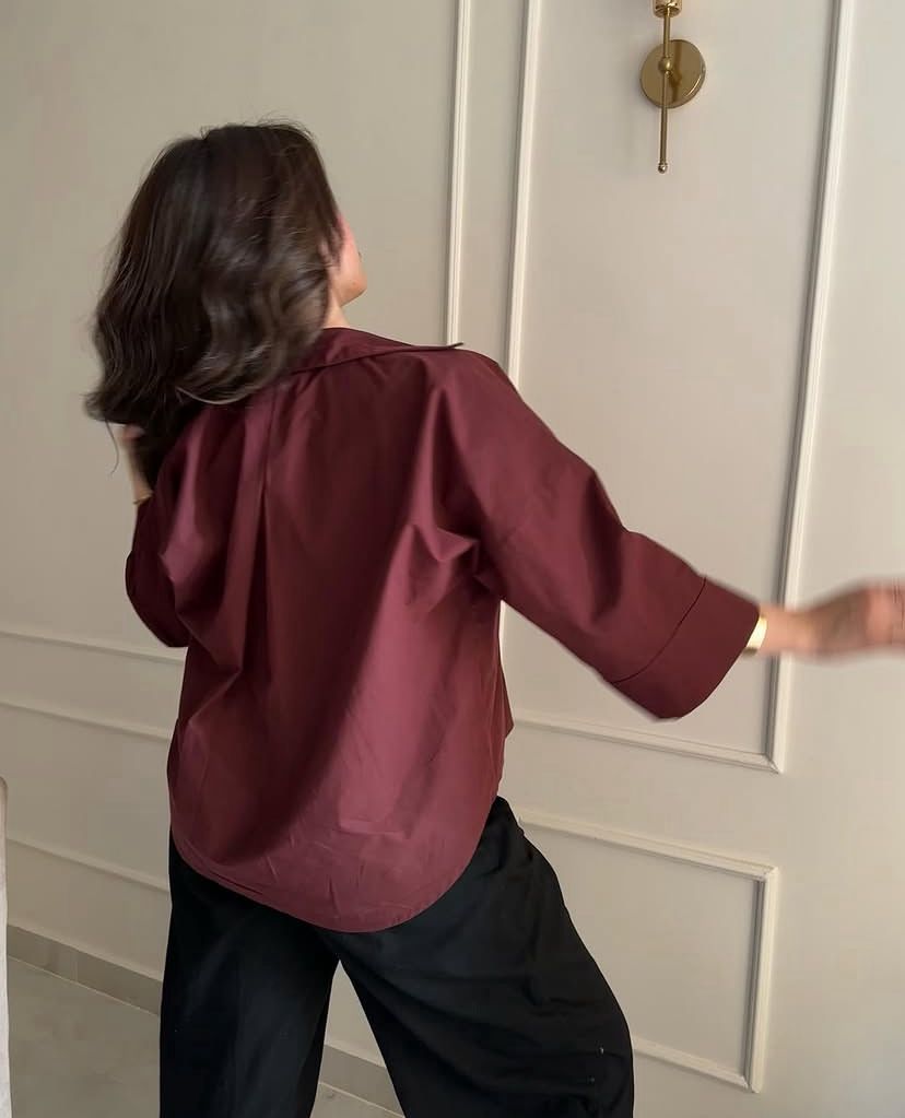 Burgundy T-shirt